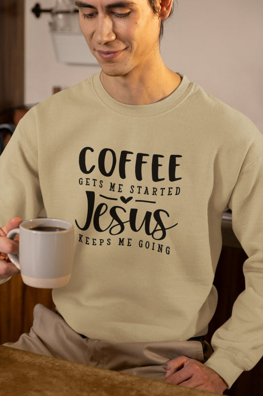 Coffee & Jesus Fleece - Mercy Plus Grace