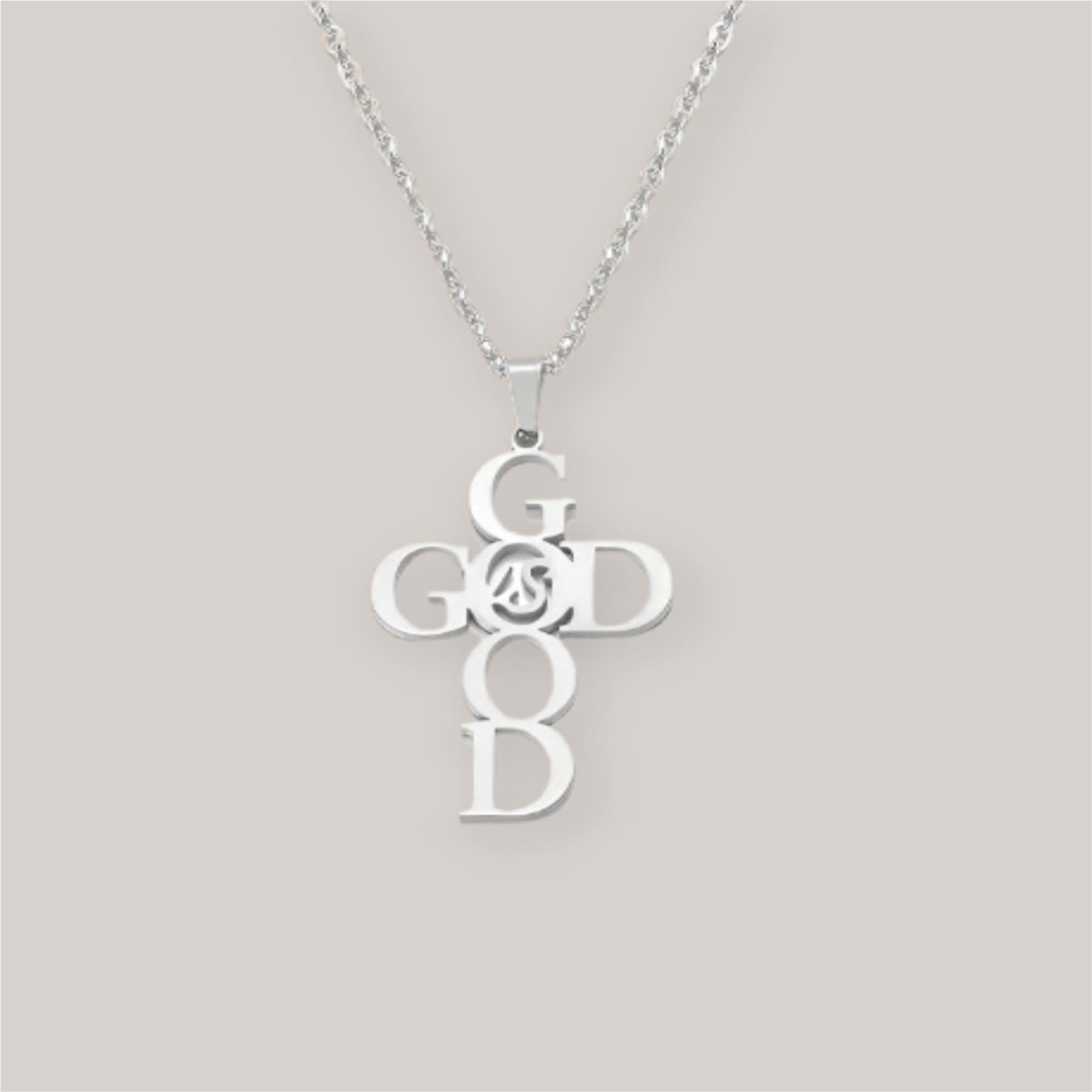 God is Good Sterling Necklace - Mercy Plus Grace