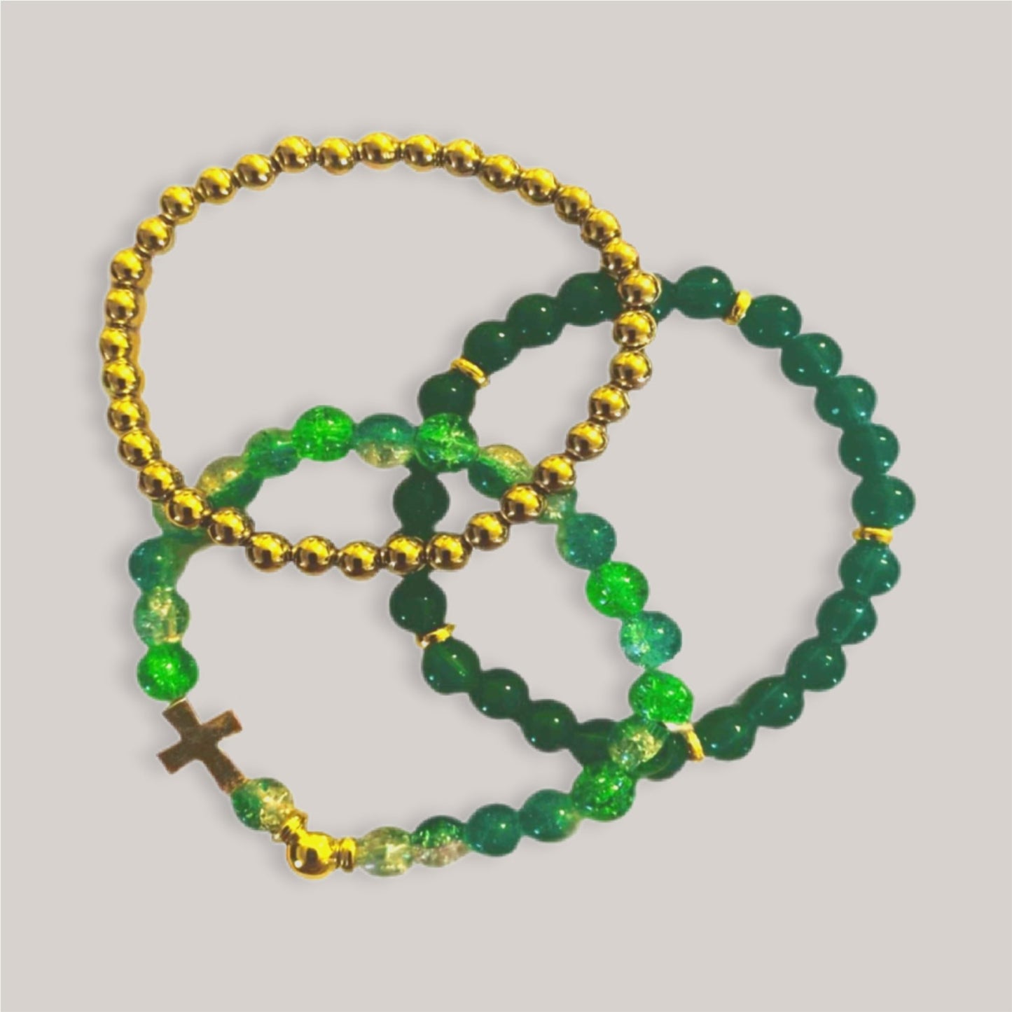 Green Pastures Bracelet Set - Mercy Plus Grace