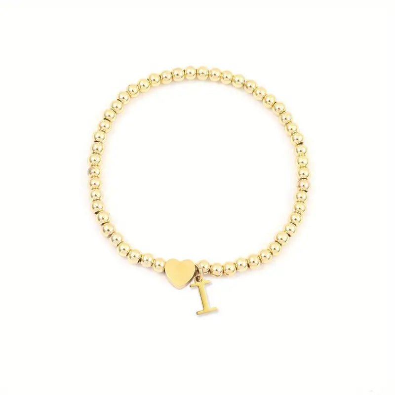 Initial Stretch Bracelets - Mercy Plus Grace