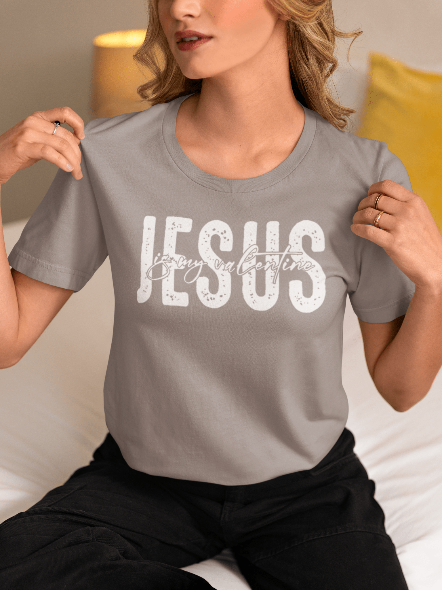 Jesus is My Valentine Short Sleeve T-Shirt - Mercy Plus Grace