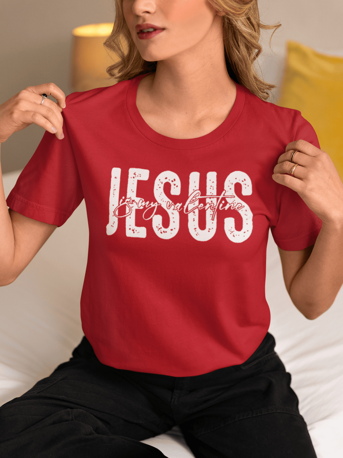 Jesus is My Valentine Short Sleeve T-Shirt - Mercy Plus Grace