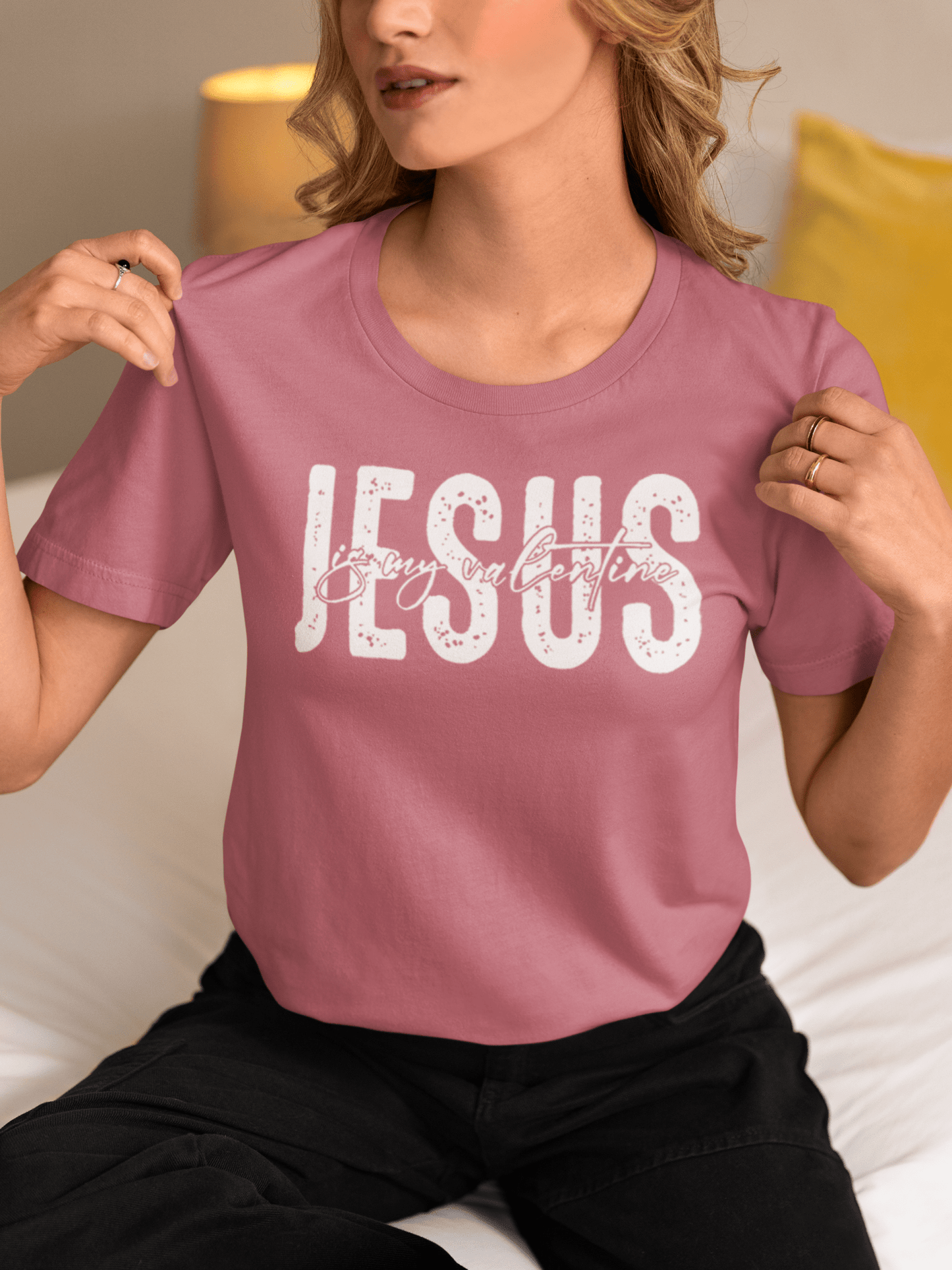 Jesus is My Valentine Short Sleeve T-Shirt - Mercy Plus Grace