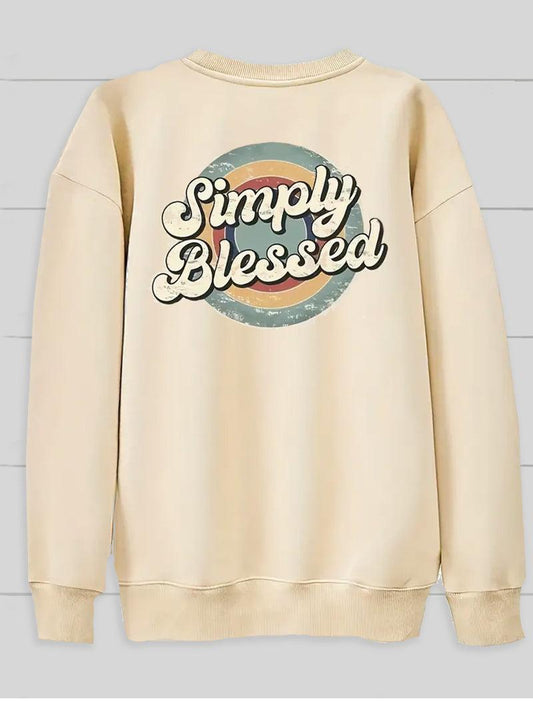Ladies Simply Blessed Sweatshirt - Mercy Plus Grace