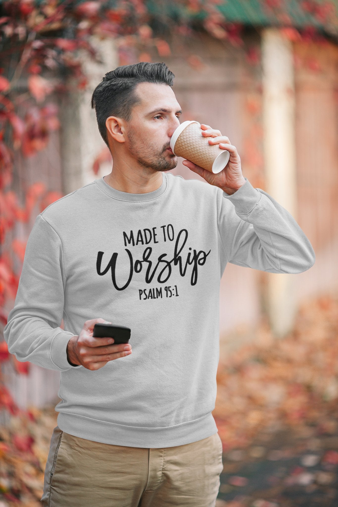 Made to Worship Sweatshirt - Mercy Plus Grace