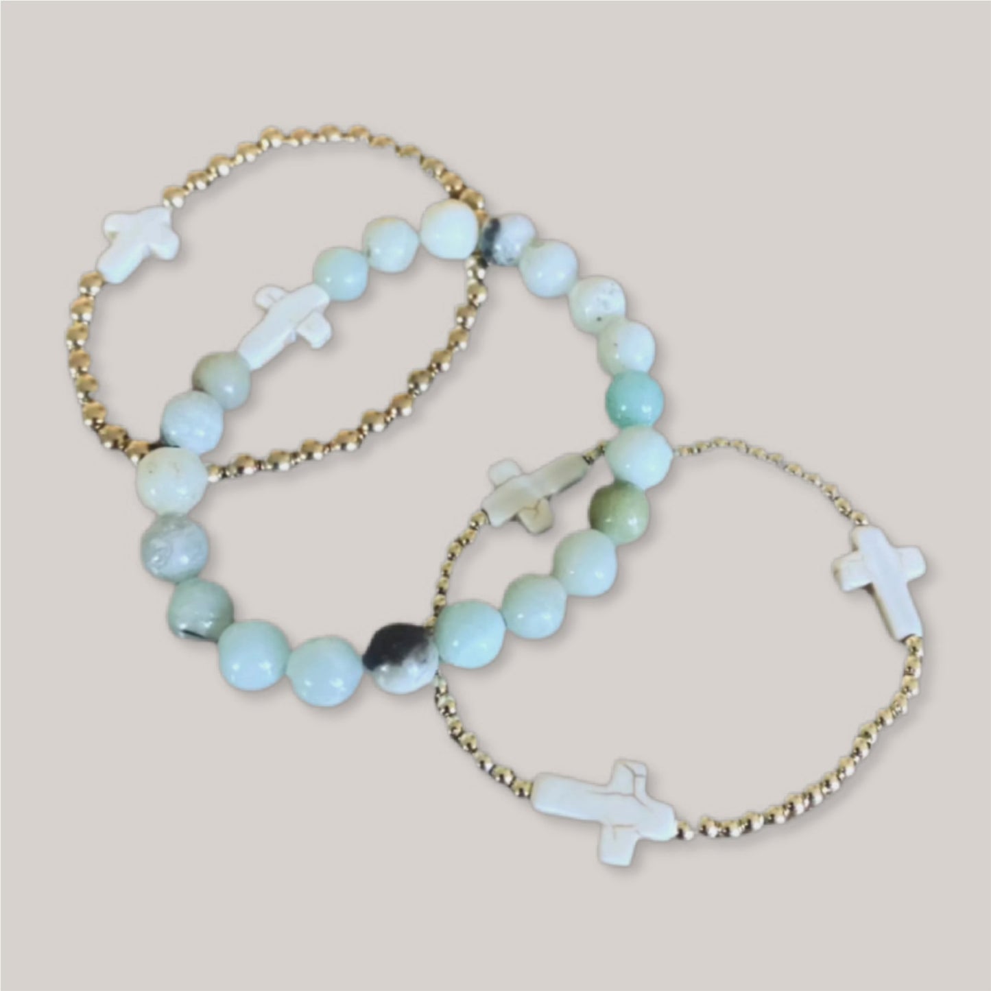 Peace be with You Bracelet Set - Mercy Plus Grace