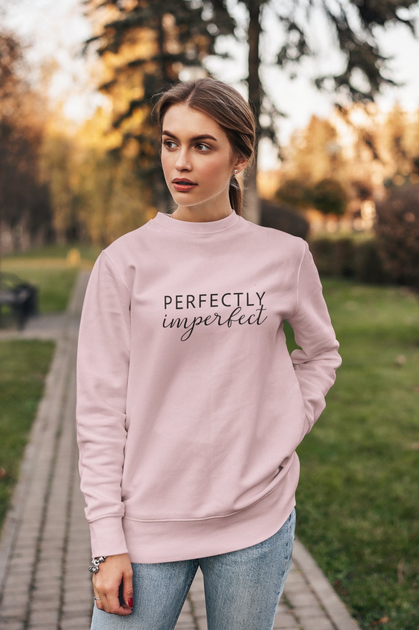 Perfectly imperfect Ladies Sweatshirt - Mercy Plus Grace