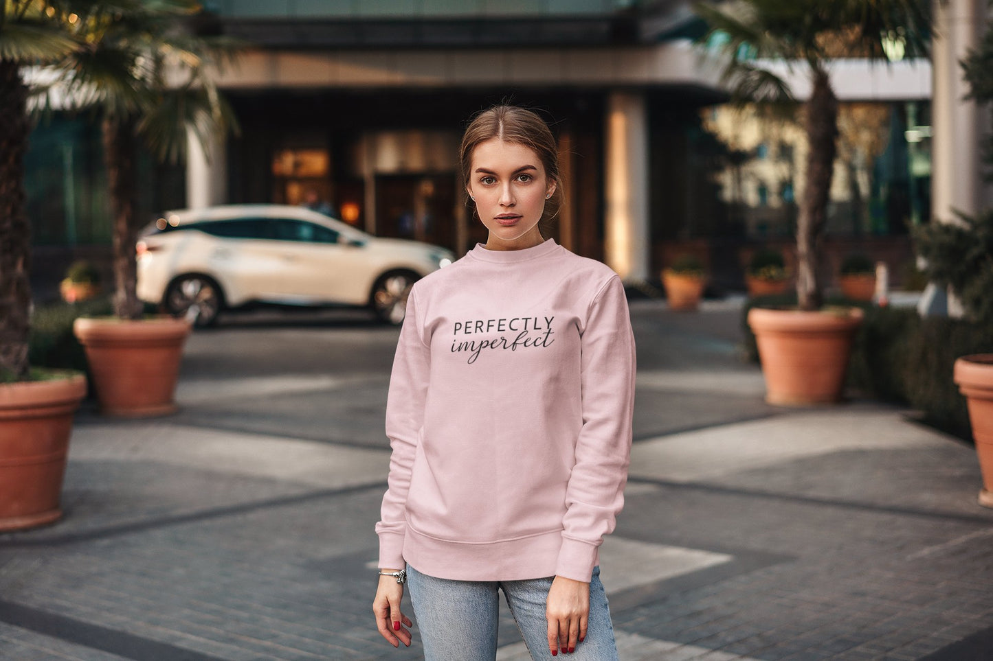 Perfectly imperfect Ladies Sweatshirt - Mercy Plus Grace