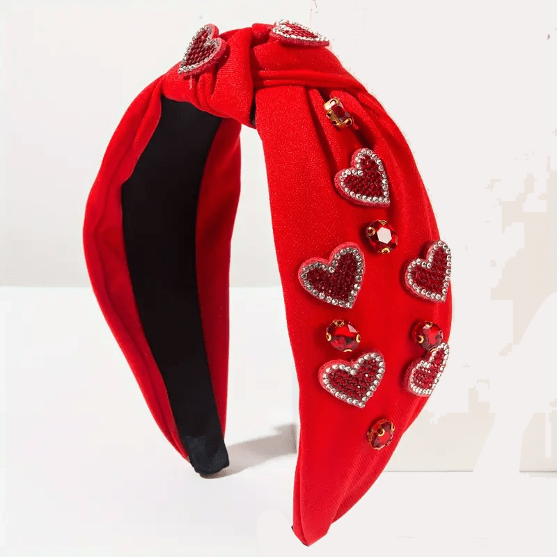 Red Heart Headband - Mercy Plus Grace