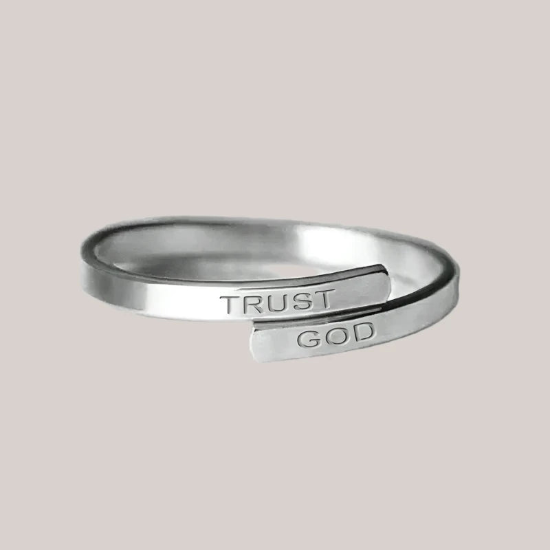 Trust God Adjustable Ring - Mercy Plus Grace